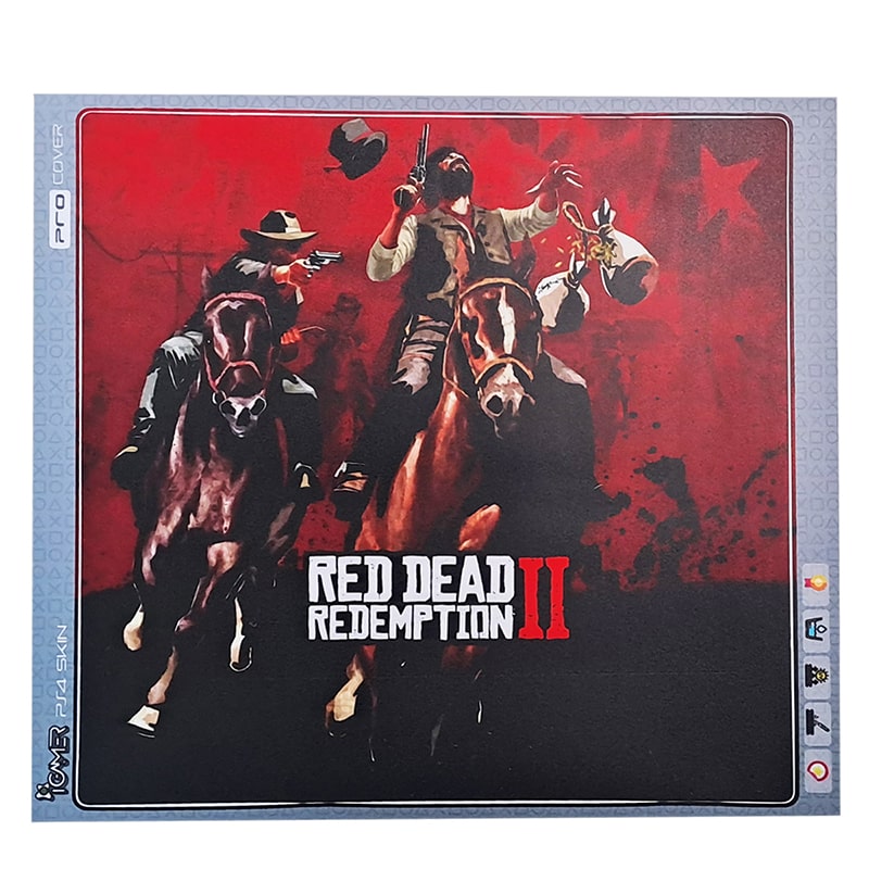 برچسب کنسول PS4 مدل RED DEAD