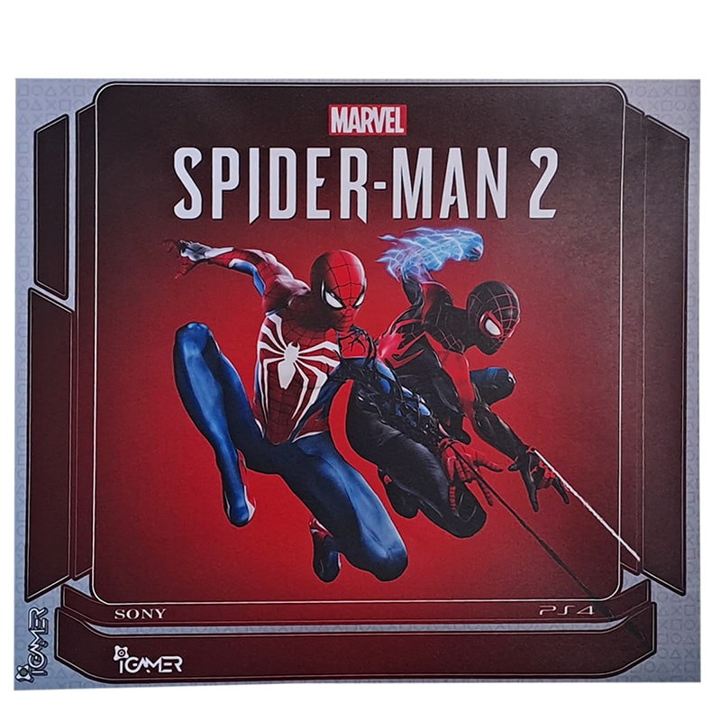 برچسب کنسول PS4 طرح مرد عنکبوتی SPIDER MAN