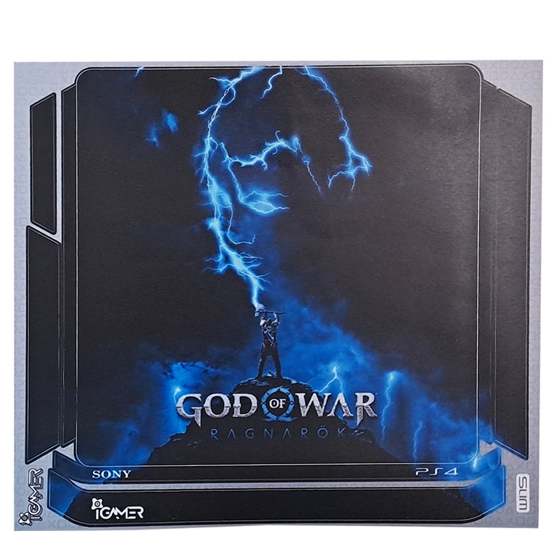 برچسب کنسول PS4 طرح GOD OF WAR