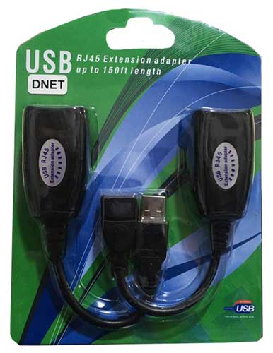 کابل افزایش طول USB تحت شبکه دی نت مدل RJXT