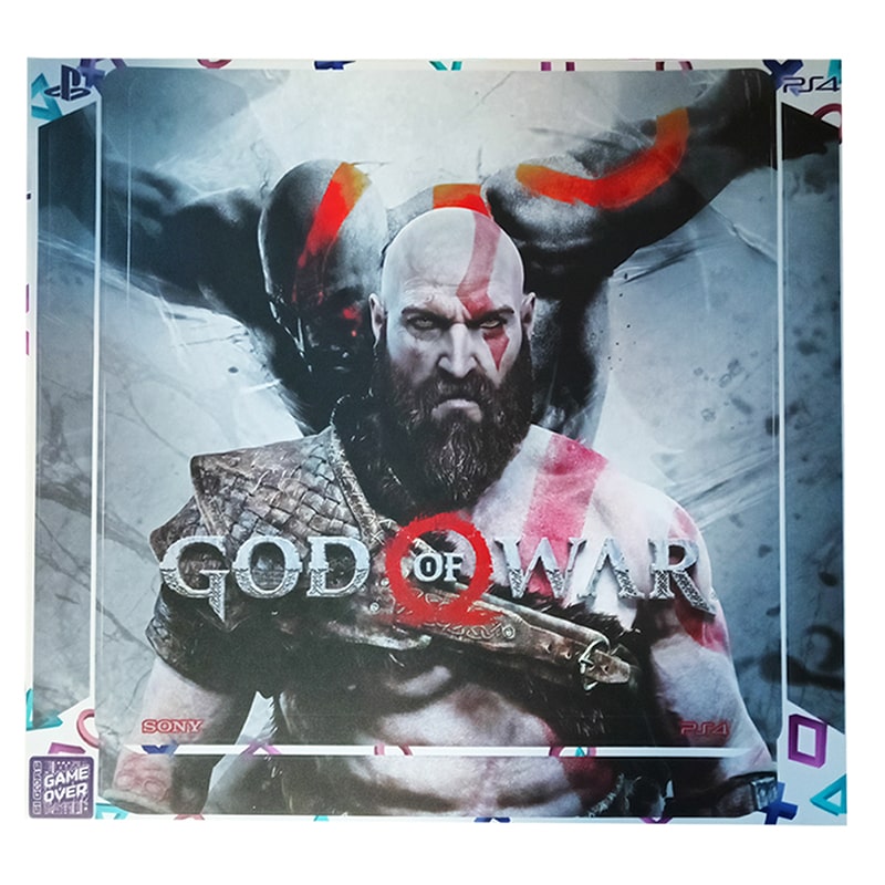برچسب کنسول PS4 طرح خدای جنگ god of war