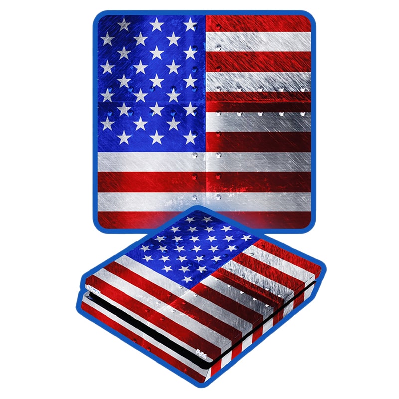 برچسب کنسول PS4 طرح پرچم آمریکا USA