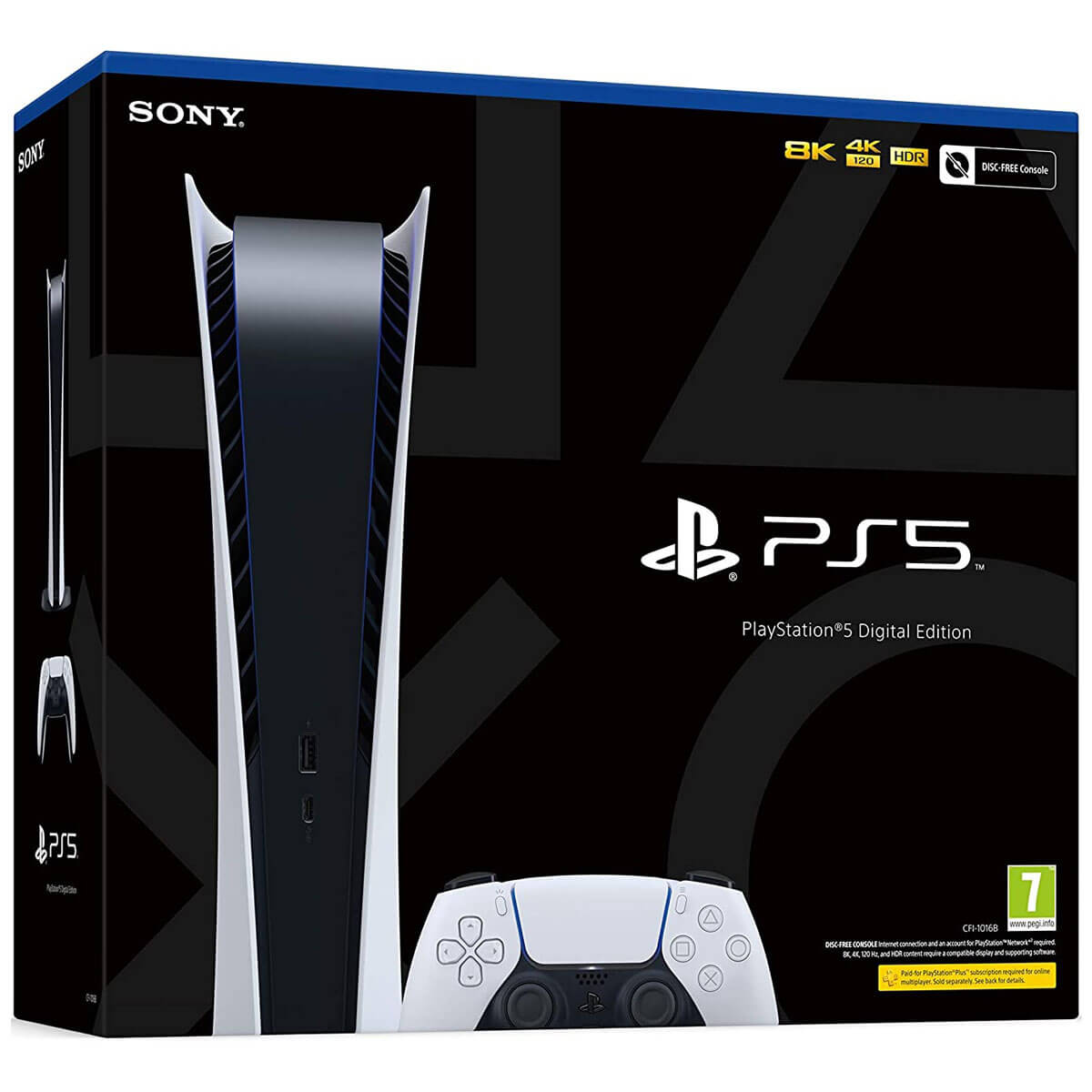 کنسول بازی پلی استیشن 5 مدل PS5 DIGITAL EDITION آمریکا