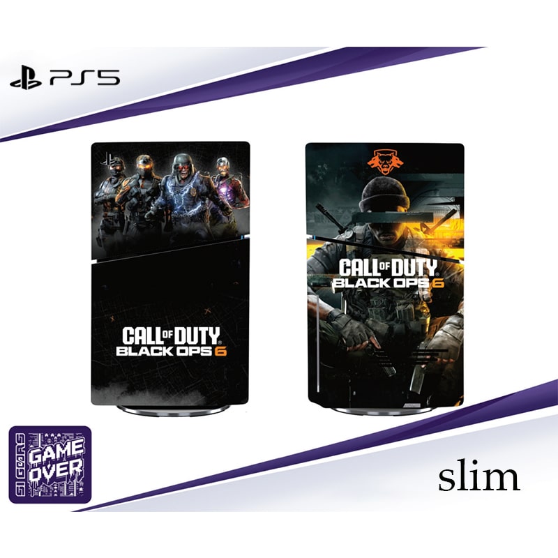 برچسب کنسول PS5 SLIM طرح call of duty ops 6