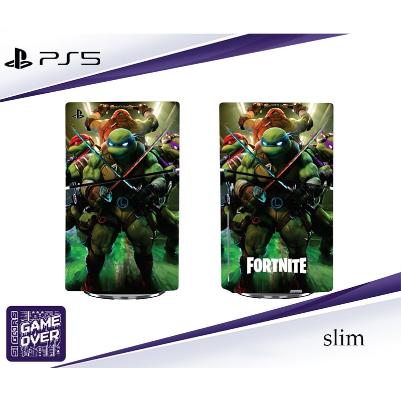 برچسب کنسول PS5 SLIM طرح fortnite