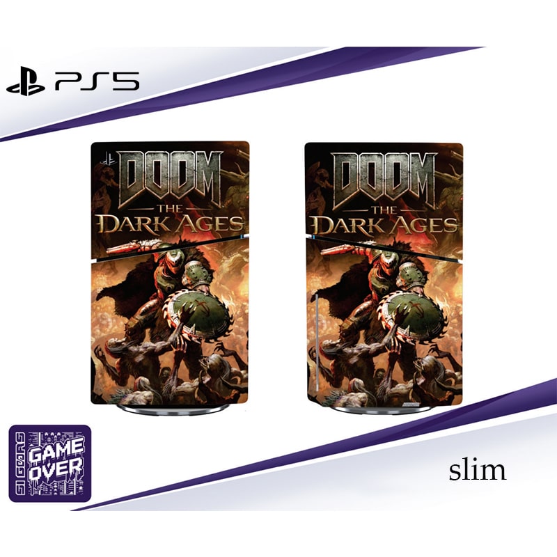 برچسب کنسول PS5 SLIM طرح DOOM