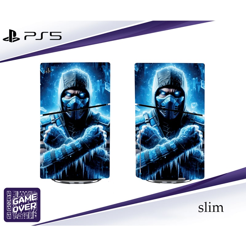 برچسب کنسول PS5 SLIM طرح MORTAL KOMBAT 7