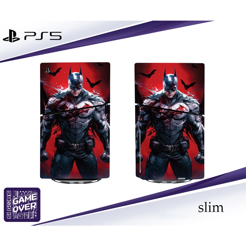 برچسب کنسول PS5 SLIM طرح بتمن BATMAN