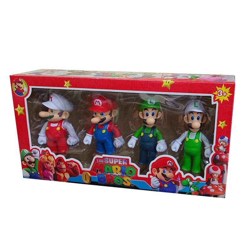 اکشن فیگور سوپر ماریو 4 عددی Super-Mario