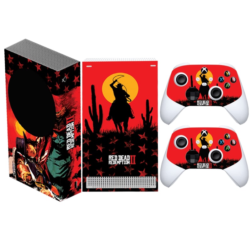 برچسب کنسول Xbox series s طرح red dead B