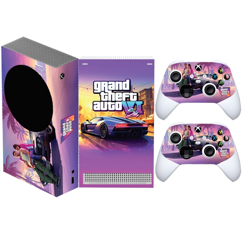 برچسب کنسول Xbox series s طرح GTA B