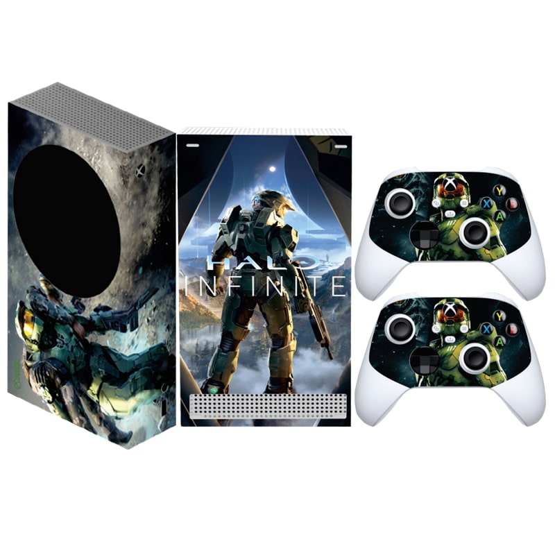 برچسب کنسول Xbox series s طرح Halo Infinite