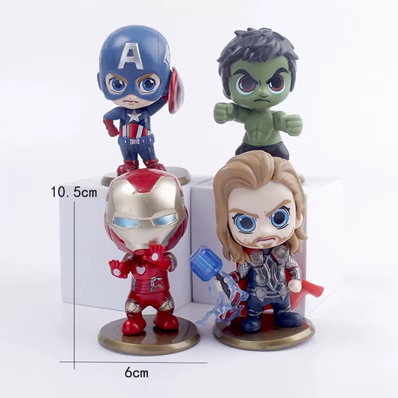 فیگور ابرقهرمانان انتقام جویان Avengers ست 4 عددی
