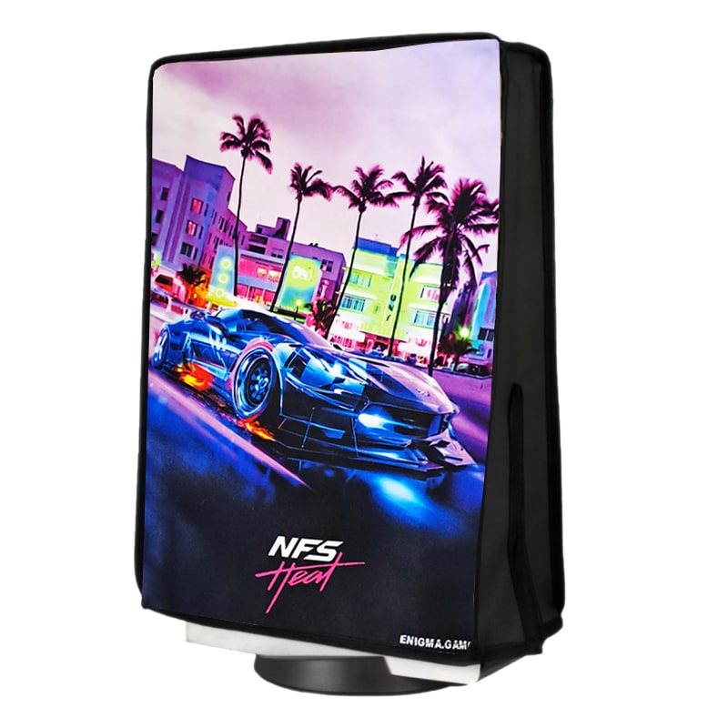 کاور کنسول PS5 اسلیم طرح NFS Heat