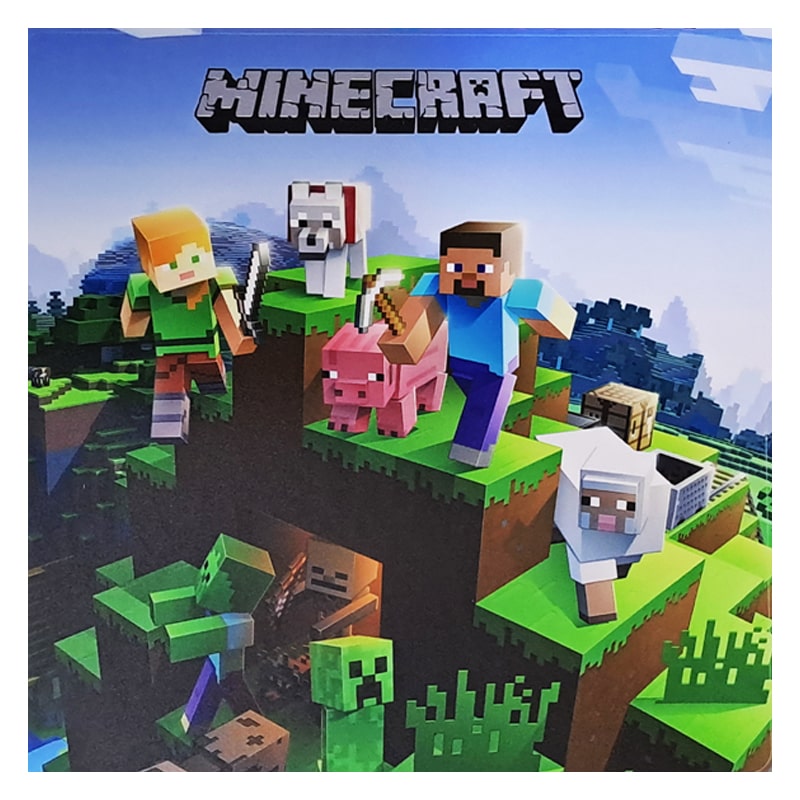برچسب کنسول PS4 (GO) طرح ماینکرافت MINECRAFT