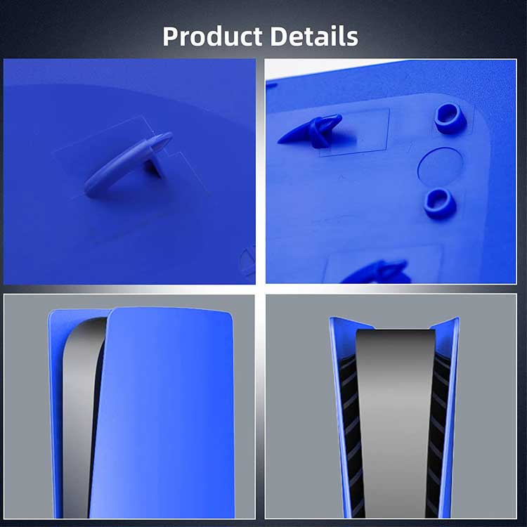 فیس پلیت PS5 درایودار با قاب کاور دوال سنس – رنگ آبی