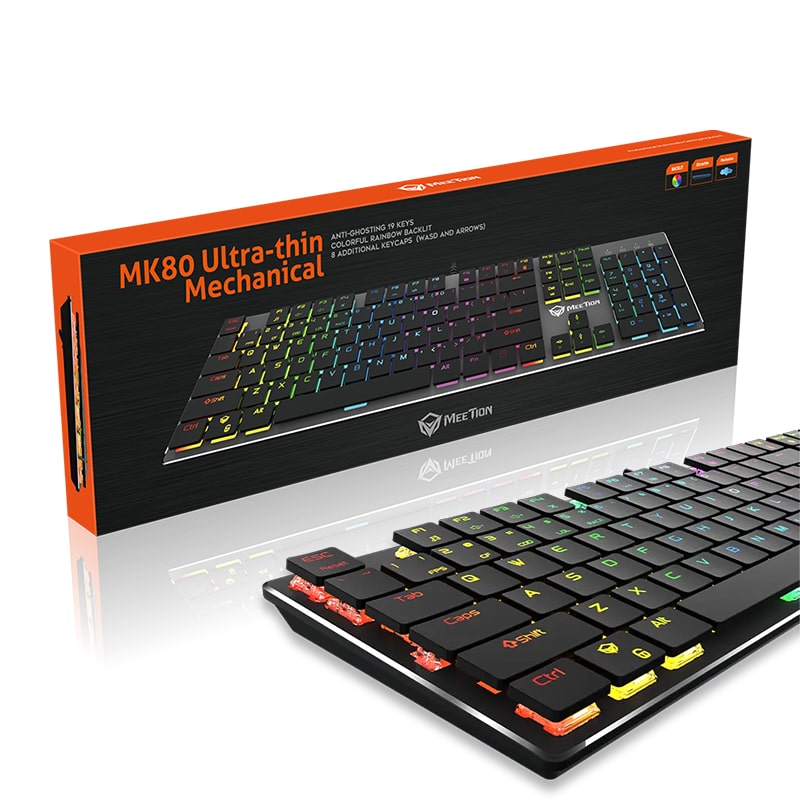 کیبورد گیمینگ میشن مدل Meetion MK80
