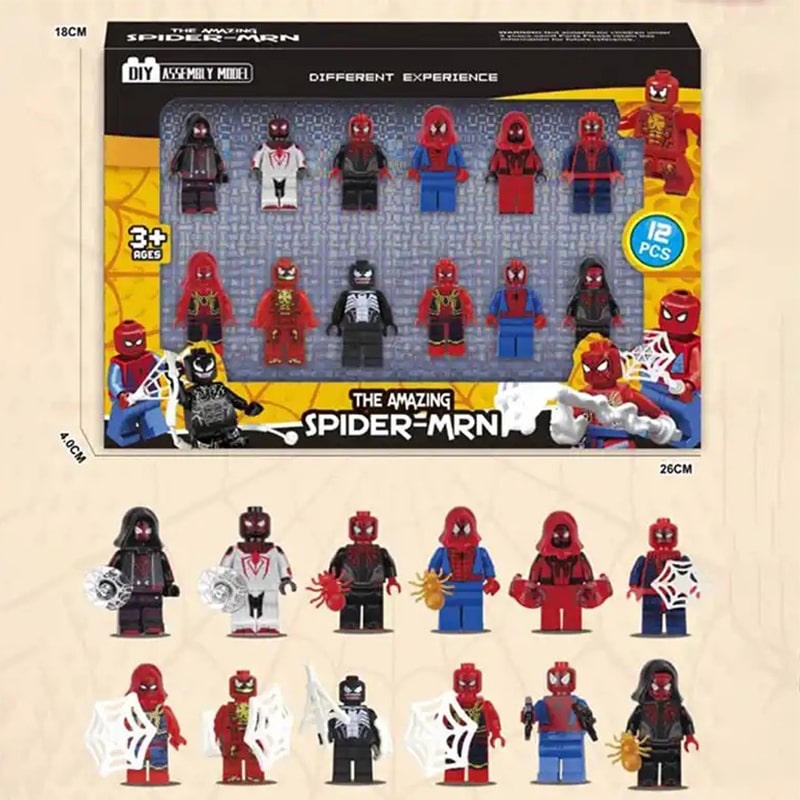 لگو 12 عددی اسپایدرمن SpiderMan کد 22643