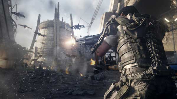 گیم پلی بازی Call of Duty Advanced Warfare xbox 360
