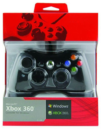 دسته بازی ایکس باکس 360 Xbox سیم دار رنگ مشکی