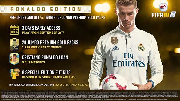 Fifa 18 Ronaldo Edition PS4 Game - عصر بازی