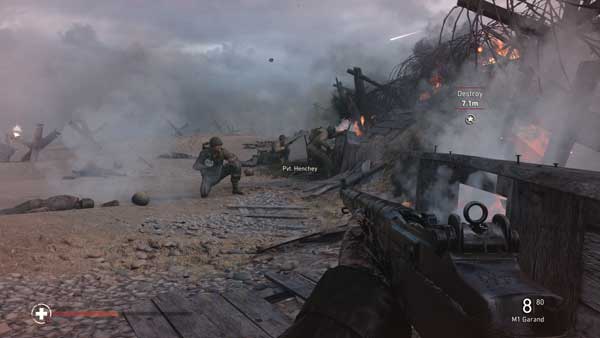 مرحله نخست بازی Call of Duty WWII Xbox One