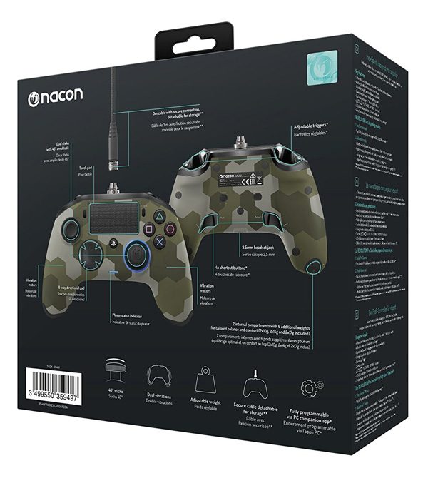 خرید دسته بازی PS4 ناکن پرو مدل Green War - Image 2