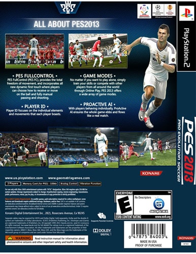 Pro Evolution Soccer 2013 PS2
