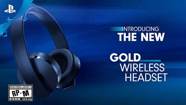 هدست پلی استیشن 4 سری جدید Gold Wireless Headset New Version 2