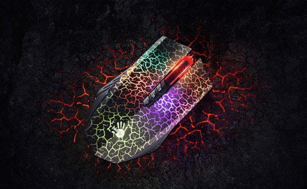 طراحی منحصر موس گیمینگ A4Tech Bloody A70 Gaming Mouse