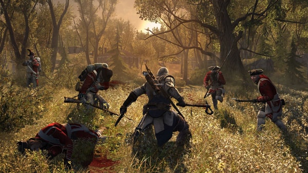 نور پردازی بازی Assassin's Creed III