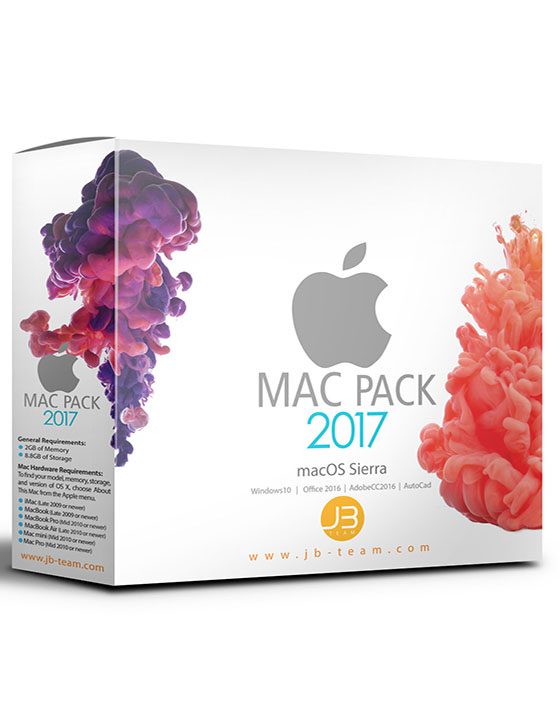 خرید مجموعه نرم افزاری JB Mac Pack 2017