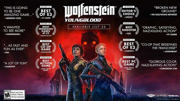 بازی پلی استیشن 4 Wolfenstein Youngblood Deluxe Edition