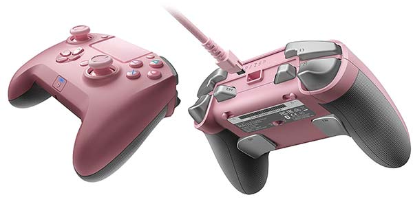 کنترلر ریزر Raiju Tournament Edition طرح Quartz Pink