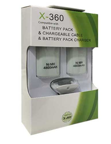 باتری و کابل شارژ 4 کاره دسته xbox 360 مدل BN-X3610