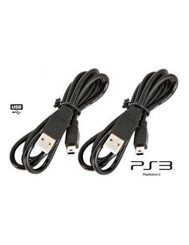 خرید کابل USB کنسول PS3 بسته 2 عددی