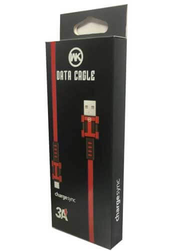 کابل تبدیل USB به USB-C دبلیو کی مدل XF 38 طول 1 متر