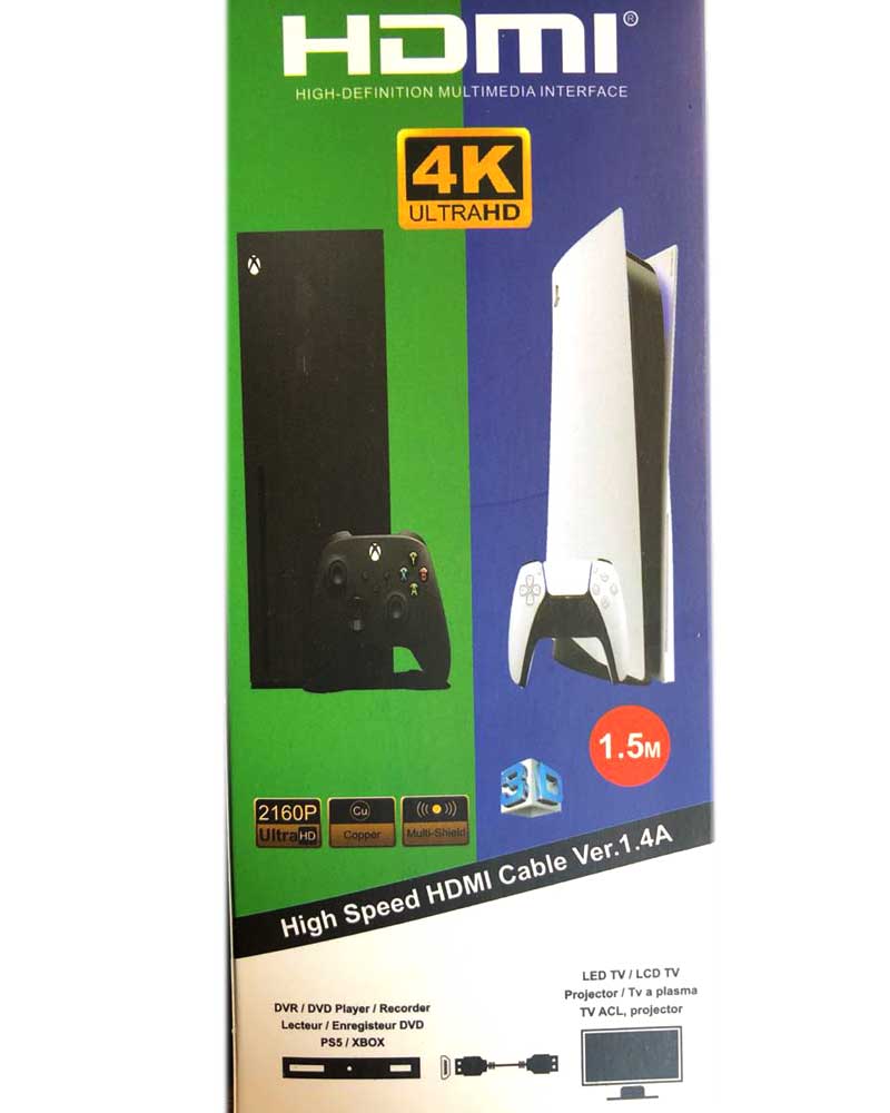 کابل HDMI 4K برای PS5 و Xbox