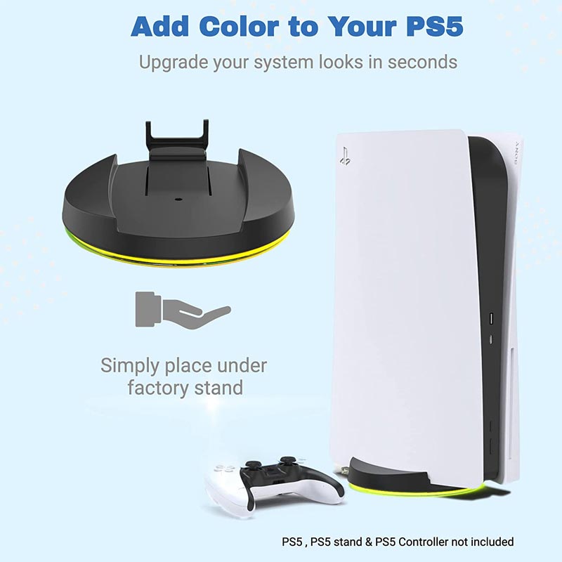 پایه نگهدارنده کنسول PS5 RGB Shining Base