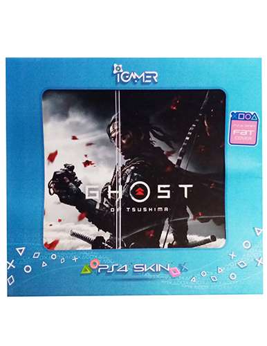 برچسب کنسول PS4 FAT مدل Ghost Of Tsushima