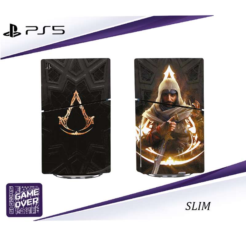 برچسب کنسول PS5 SLIM طرح Assassins Creed
