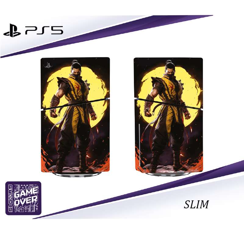 برچسب کنسول PS5 SLIM طرح Mortal Kombat
