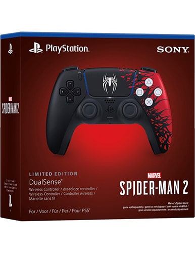 دستهبازی پلی استیشن 5 مدل DualSense PS5 Spider Man 2 (بدون پک)