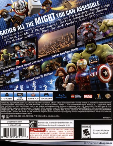 خرید بازی LEGO Marvel Avengers PS4